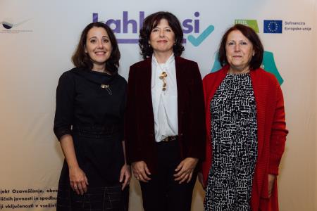 mag. Urška Bittner Pipan, dr. Nataša Potočnik in mag. Zvonka Pangerc Pahernik